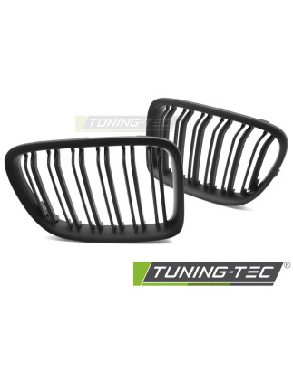Griglia Frontale Nero Opaco Doppia Barra Nero per BMW X1 E84 2009-2014 (Cod. TT-GRBMU1)