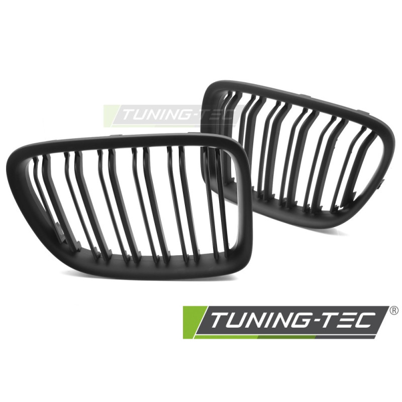 Griglia Frontale Nero Opaco Doppia Barra Nero per BMW X1 E84 2009-2014 (Cod. TT-GRBMU1)