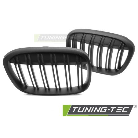 Griglia Frontale Nero Opaco Doppia Barra Nero per BMW X1 F48 2015-2020 (Cod. TT-GRBMU4)