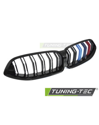 Griglia Frontale Nero Lucido Doppia Barra Nero per BMW G14/G15 2018-2022 (Cod. TT-GRBMT9)