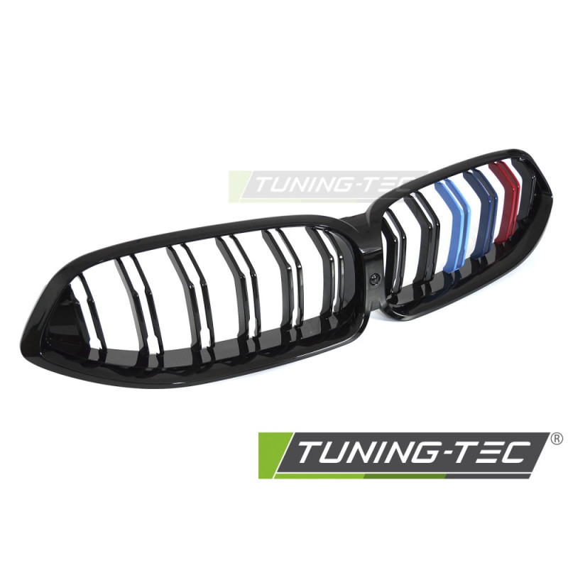 Griglia Frontale Nero Lucido Doppia Barra Nero per BMW G14/G15 2018-2022 (Cod. TT-GRBMT9)