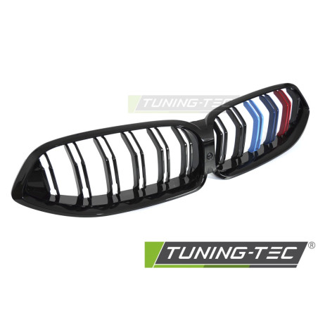 Griglia Frontale Nero Lucido Doppia Barra Nero per BMW G14/G15 2018-2022 (Cod. TT-GRBMT9)