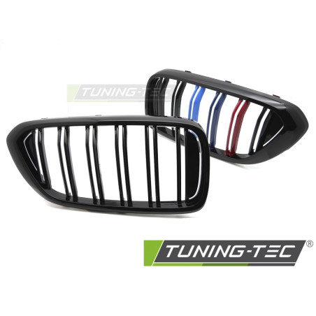 Griglia Frontale Nero Lucido Doppia Barra Nero per BMW G32 2017-2020 (Cod. TT-GRBMT3)