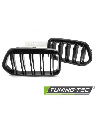 Griglia Frontale Nero Lucido Doppia Barra Nero per BMW X2 F39 2018-2023 (Cod. TT-GRBMV2)