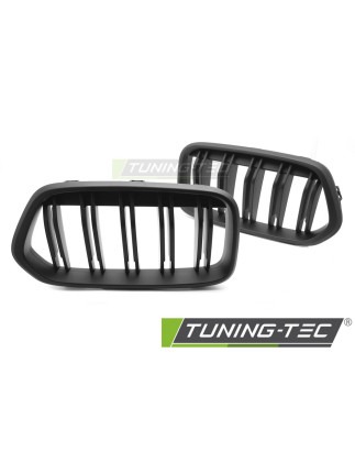 Griglia Frontale Nero Opaco Doppia Barra Nero per BMW X2 F39 2018-2023 (Cod. TT-GRBMV3)