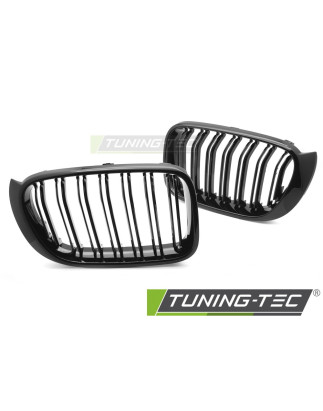 Griglia Frontale Nero Lucido Doppia Barra Nero per BMW X3 F25 Lci /x4 F26 14-18 2014-2017 (Cod. TT-G