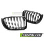 Griglia Frontale Nero Lucido Doppia Barra Nero per BMW X3 F25 Lci /x4 F26 14-18 2014-2017 (Cod. TT-G