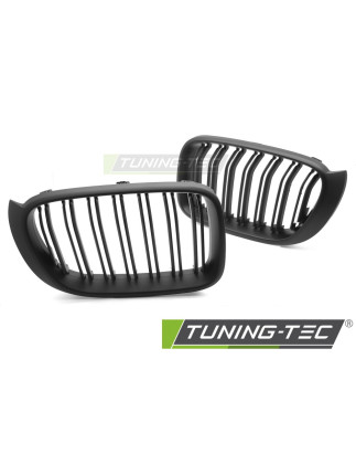 Griglia Frontale Nero Opaco Doppia Barra Nero per BMW X3 F25 Lci /x4 F26 14-18 2014-2017 (Cod. TT-GR