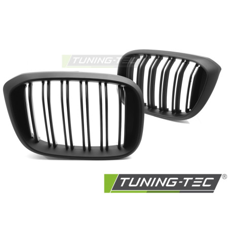 Griglia Frontale Nero Opaco Doppia Barra Nero per BMW X3 G01 /x4 G02 18-21 2017-2021 (Cod. TT-GRBMV9