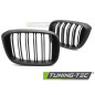 Griglia Frontale Nero Opaco Doppia Barra Nero per BMW X3 G01 /x4 G02 18-21 2017-2021 (Cod. TT-GRBMV9