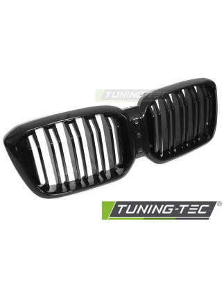 Griglia Frontale Nero Lucido Doppia Barra Nero per BMW X3 G01 Lci/x4 G02 Lci 2021-2025 (Cod. TT-GRBM