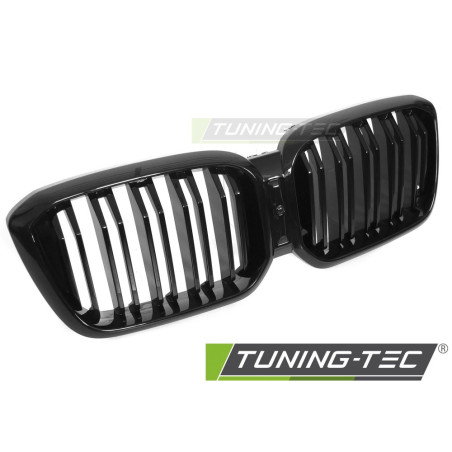 Griglia Frontale Nero Lucido Doppia Barra Nero per BMW X3 G01 Lci/x4 G02 Lci 2021-2025 (Cod. TT-GRBM