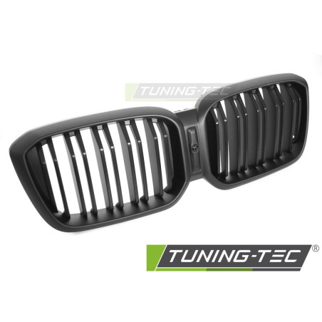 Griglia Frontale Nero Opaco Doppia Barra Nero per BMW X3 G01 Lci/x4 G02 Lci 2021-2025 (Cod. TT-GRBMW