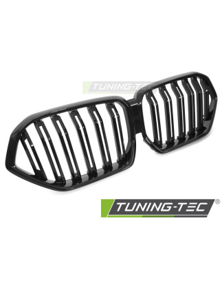 Griglia Frontale Nero Lucido Doppia Barra Nero per BMW X6 G06 2019-2023 (Cod. TT-GRBMY7)