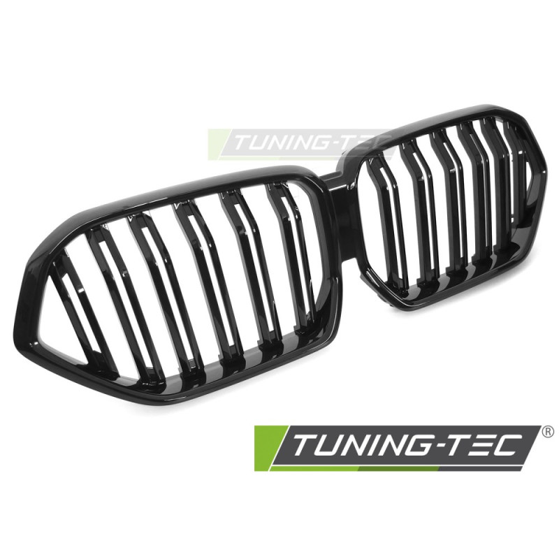 Griglia Frontale Nero Lucido Doppia Barra Nero per BMW X6 G06 2019-2023 (Cod. TT-GRBMY7)