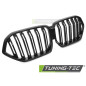 Griglia Frontale Nero Lucido Doppia Barra Nero per BMW X6 G06 2019-2023 (Cod. TT-GRBMY7)