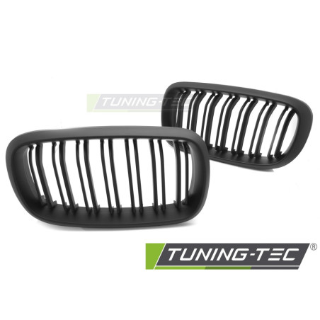 Griglia Frontale Nero Opaco Doppia Barra Nero per BMW X5 F15 /x6 F16 14-19 2013-2018 (Cod. TT-GRBMX4