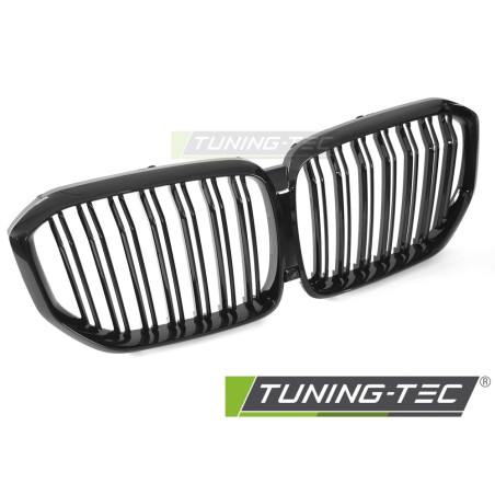 Griglia Frontale Nero Lucido Doppia Barra Nero per BMW X5 G05 2019-2022 (Cod. TT-GRBMX6)
