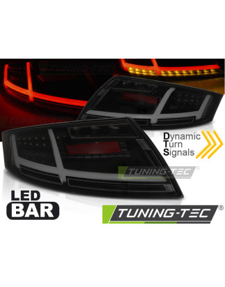 Fanali Posteriori LED Nero per Audi Tt 04/2006-02/2014 (Cod. TT-LDAUK4)