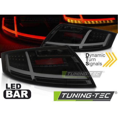 Fanali Posteriori LED Nero per Audi Tt 04/2006-02/2014 (Cod. TT-LDAUK4)