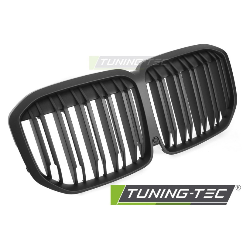Griglia Frontale Nero Opaco Doppia Barra Nero per BMW X7 G07 2018-2022 (Cod. TT-GRBMZ4)