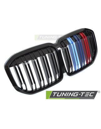 Griglia Frontale Nero Lucido Doppia Barra Nero per BMW X7 G07 2018-2022 (Cod. TT-GRBMZ5)