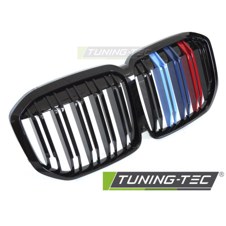 Griglia Frontale Nero Lucido Doppia Barra Nero per BMW X7 G07 2018-2022 (Cod. TT-GRBMZ5)