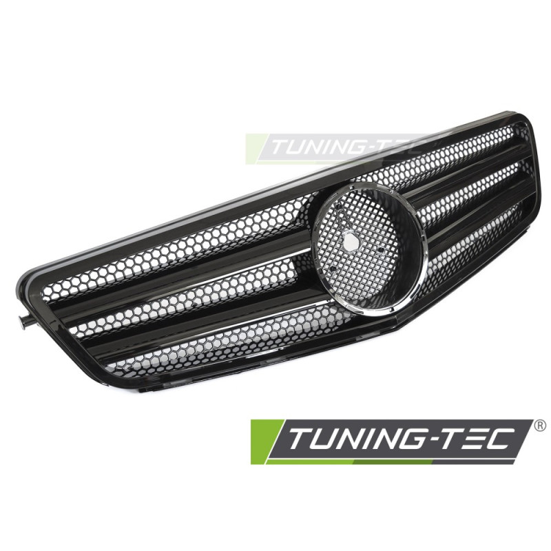 Griglia Frontale Nero Lucido Nero per Mercedes-Benz W204/S204 2007-2014 (Cod. TT-GRME66)