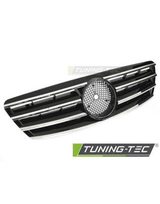 Griglia Frontale Cromato Nero per Mercedes-Benz W203/S203 2000-2007 (Cod. TT-GRME63)