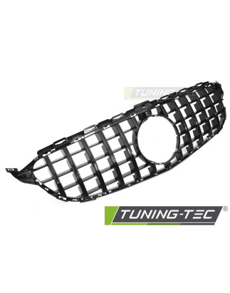 Griglia Frontale Nero Lucido Nero per Mercedes-Benz W205 /s205 14-21/C205 15-23/A205 16-23 2014-2021