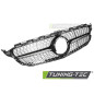 Griglia Frontale Cromato Nero per Mercedes-Benz W205 /s205 18-21/C205 18-23/A205 18-23 2018-2021 (Co