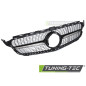 Griglia Frontale Cromato Nero per Mercedes-Benz W205 /s205 18-21/C205 18-23/A205 18-23 2018-2021 (Co
