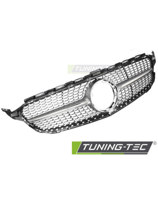 Griglia Frontale Cromato per Mercedes-Benz W205 /s205 18-21/C205 18-23/A205 18-23 2018-2021 (Cod. TT