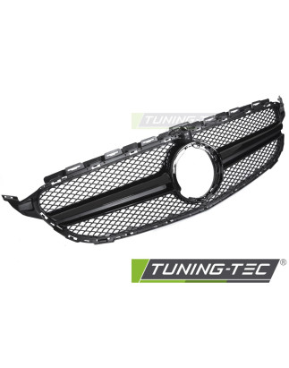 Griglia Frontale Nero Lucido Nero per Mercedes-Benz W205 /s205 18-21/C205 18-23/A205 18-23 2018-2021