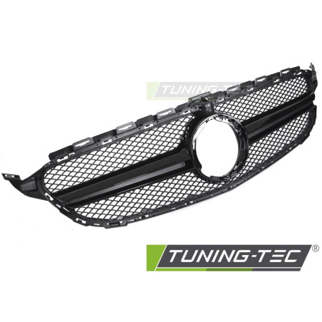 Griglia Frontale Nero Lucido Nero per Mercedes-Benz W205 /s205 18-21/C205 18-23/A205 18-23 2018-2021