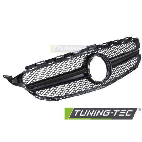 Griglia Frontale Nero Lucido Nero per Mercedes-Benz W205 /s205 18-21/C205 18-23/A205 18-23 2018-2021