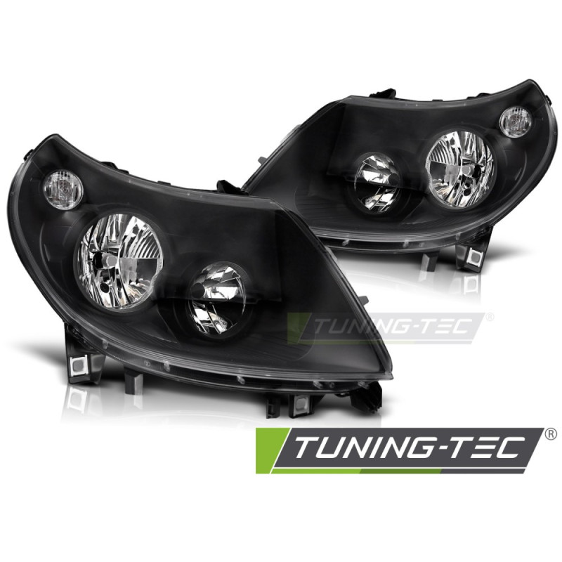 Fari Anteriori Luci Diurne DRL Nero per Fiat Ducato/peugeot Boxer/citroen Jumper 2010-2014 (Cod. TT-