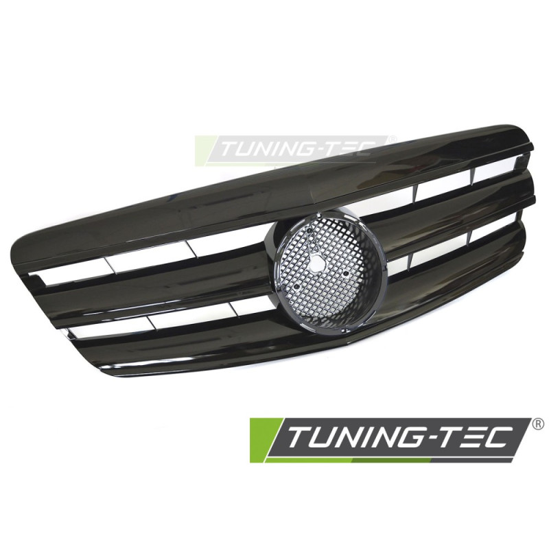 Griglia Frontale Nero Lucido Nero per Mercedes-Benz W221 2005-2009 (Cod. TT-GRME98)