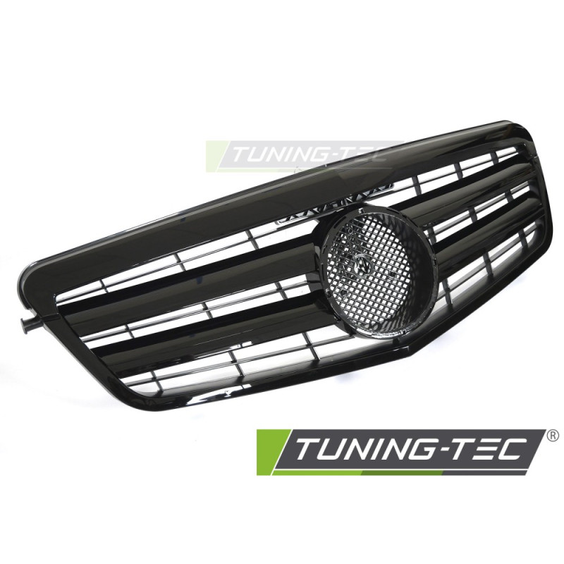 Griglia Frontale Nero Lucido Nero per Mercedes-Benz W212/S212 2009-2013 (Cod. TT-GRME89)