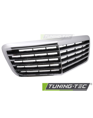 Griglia Frontale Cromato Nero per Mercedes-Benz W211/S211 2006-2009 (Cod. TT-GRME85)