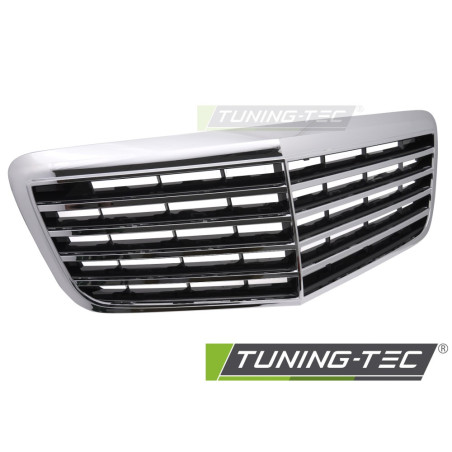 Griglia Frontale Cromato Nero per Mercedes-Benz W211/S211 2006-2009 (Cod. TT-GRME85)