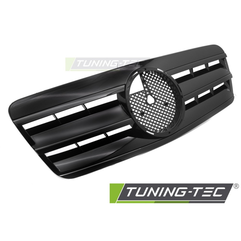 Griglia Frontale Nero Lucido Nero per Mercedes-Benz Clk W208 1996-2002 (Cod. TT-GRMEA3)