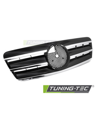 Griglia Frontale Cromato Nero per Mercedes-Benz Clk W208 1996-2002 (Cod. TT-GRMEA2)