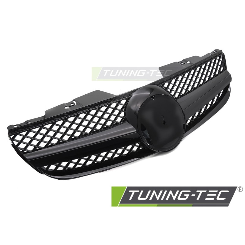 Griglia Frontale Nero Lucido Nero per Mercedes-Benz Sl R230 2006-2008 (Cod. TT-GRMEB6)