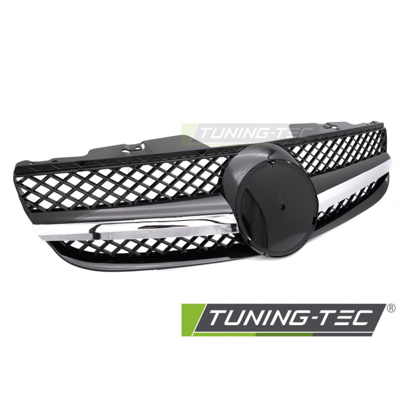 Griglia Frontale Cromato Nero per Mercedes-Benz Sl R230 2006-2008 (Cod. TT-GRMEB5)