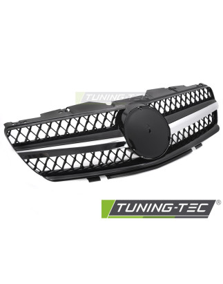 Griglia Frontale Cromato Nero per Mercedes-Benz Sl R230 2001-2006 (Cod. TT-GRMEB2)