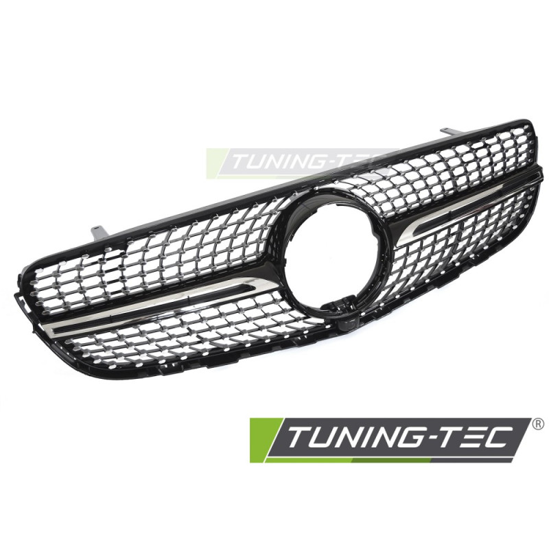 Griglia Frontale Cromato Nero per Mercedes-Benz Glc W253 2015-2018 (Cod. TT-GRMEC0)
