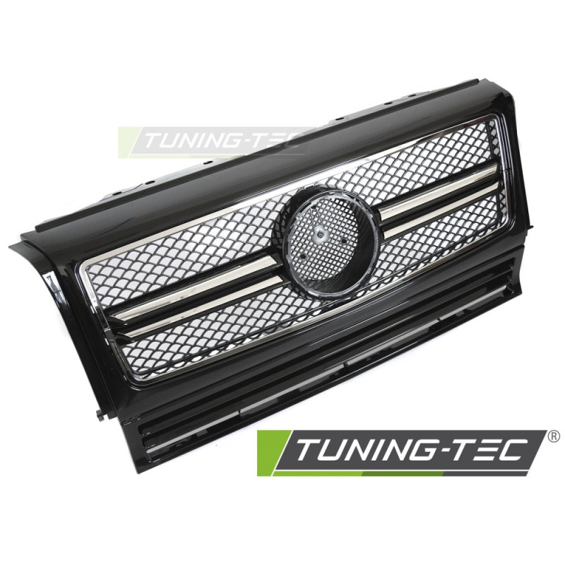 Griglia Frontale Cromato Nero per Mercedes-Benz W463 1990-2012 (Cod. TT-GRMEC8)