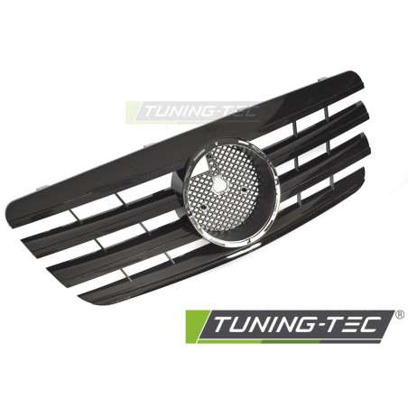 Griglia Frontale Nero Lucido Nero per Mercedes-Benz W210 /s210 99-03 1999-2002 (Cod. TT-GRMED4)