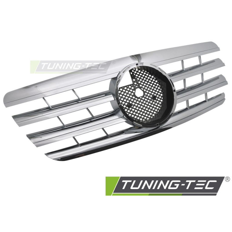 Griglia Frontale Cromato per Mercedes-Benz W210 /s210 99-03 1999-2002 (Cod. TT-GRMED3)